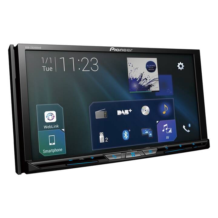 PIONEER CAR AVH-Z9200DAB (DAB+, Schwarz, Bluetooth)