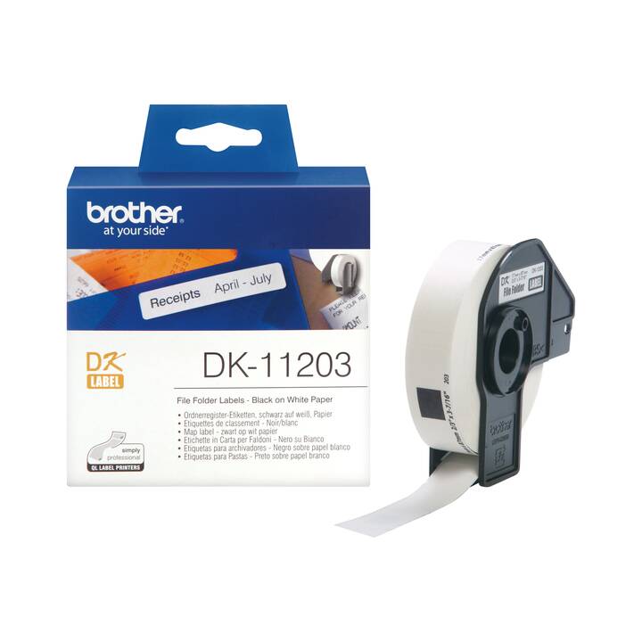 BROTHER DK-11203 Rotolo di etichette (1 pezzo, 0.017 mm x 26.1 m)