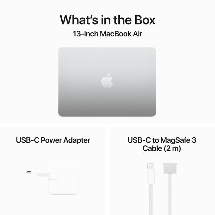 APPLE MacBook Air 2024 (13.6", Apple M3 Chip, 8 GB RAM, 256 GB SSD)