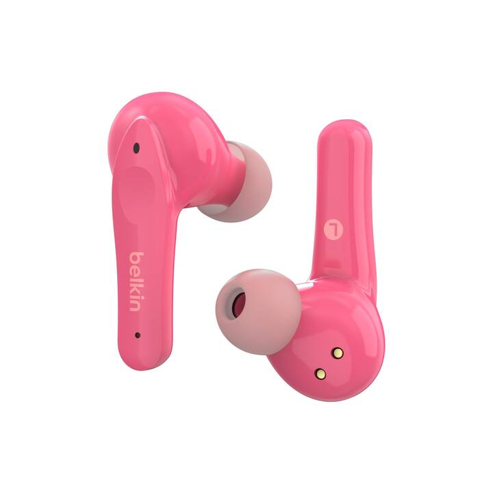 BELKIN Soundform Nano Kinderkopfhörer (In-Ear, ANC, Bluetooth 5.0, Pink)