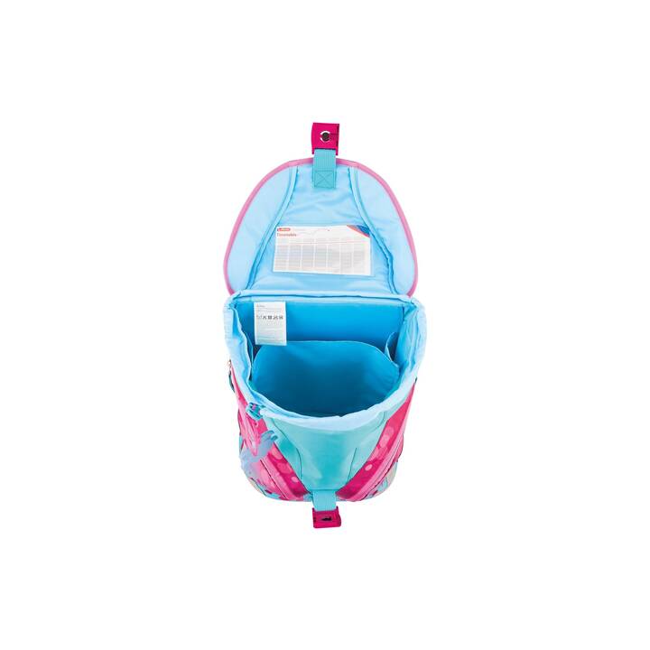 HERLITZ Rucksack Pink Bubbles (16 l, Blau, Pink)