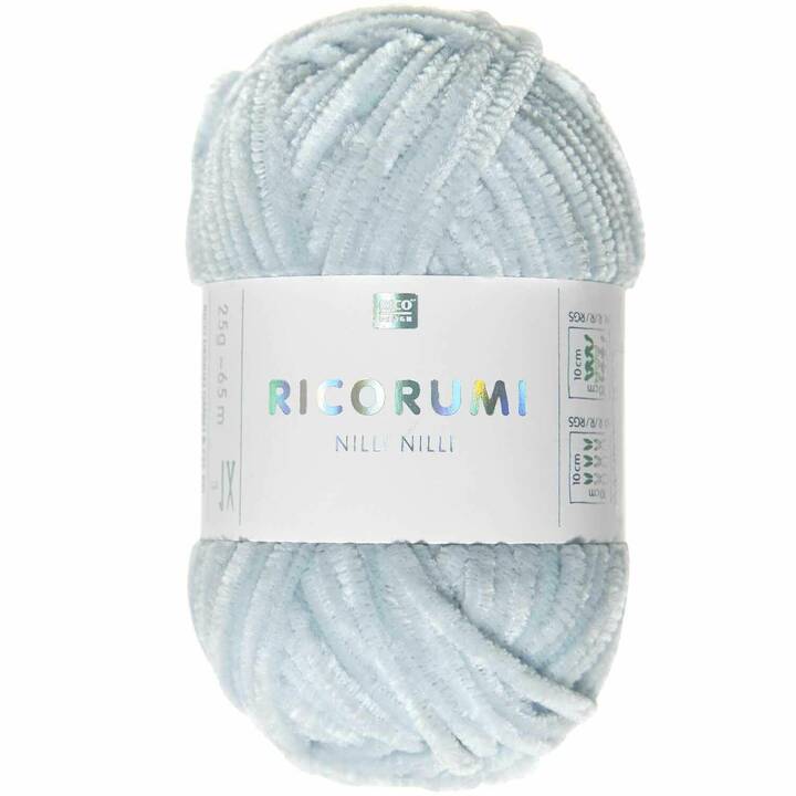 RICO DESIGN Wolle Ricorumi Nilli Nilli (25 g, Hellblau, Blau)