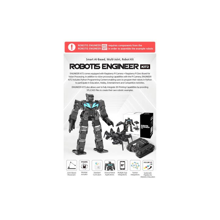ROBOTIS Extension du robot Engineer Kit 2 (EN, Engineer Kit)