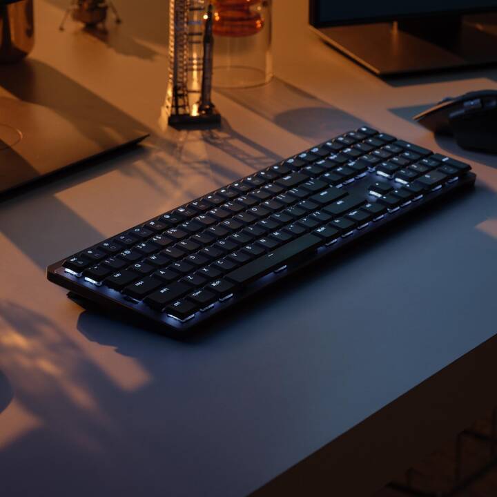 LOGITECH MX Mechanical Wireless Illuminated Performance Keyboard (Bluetooth, Suisse, Sans fil)