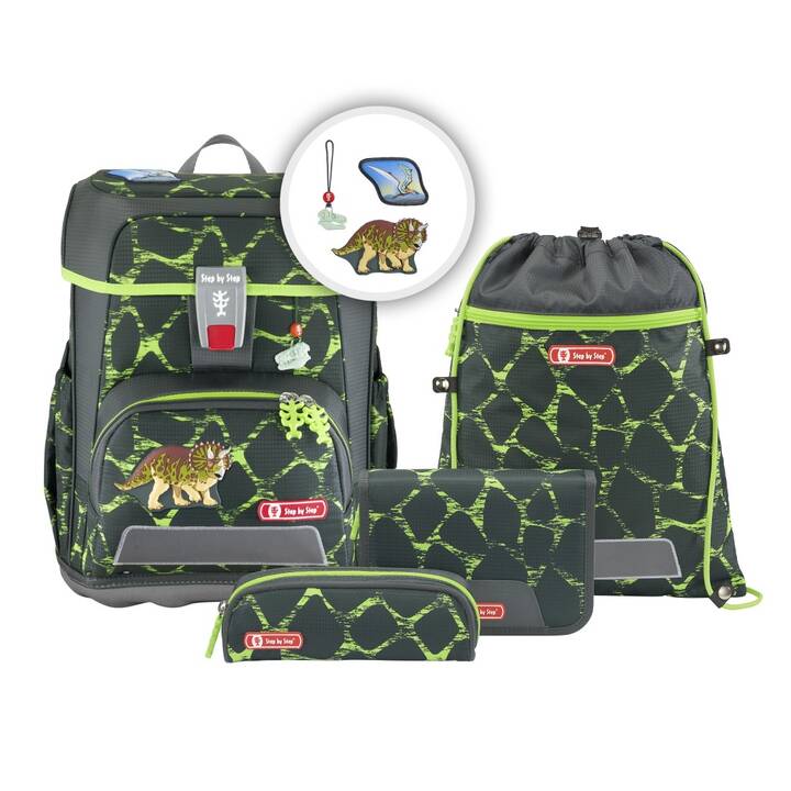 STEP BY STEP Set di borse CLOUD Dino Life (19 l, Verde)