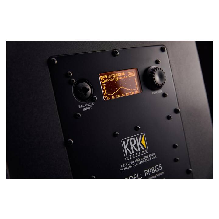 KRK Rokit RP5 (130 W, Aktiv-Lautsprecher, Schwarz)