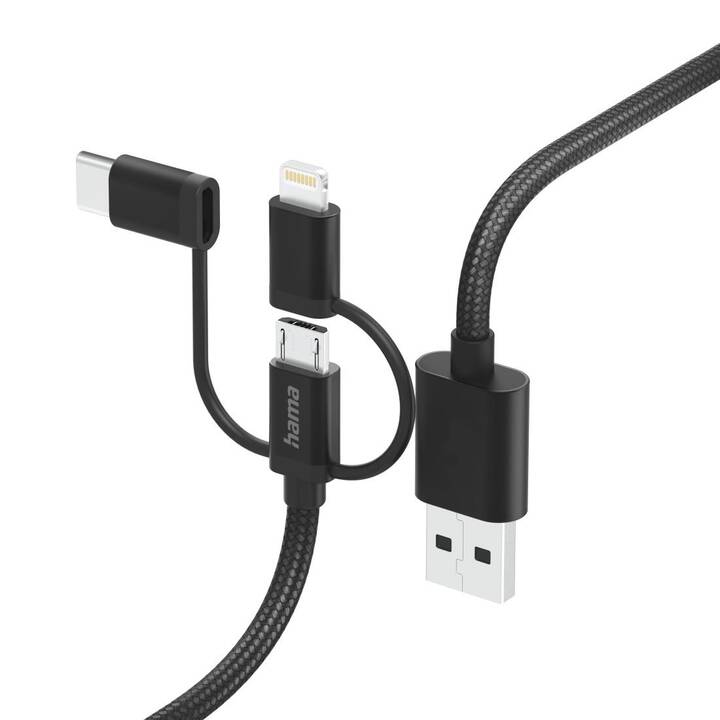 HAMA Kabel (USB Typ-A, USB 2.0, USB Typ-C, 1.5 m)