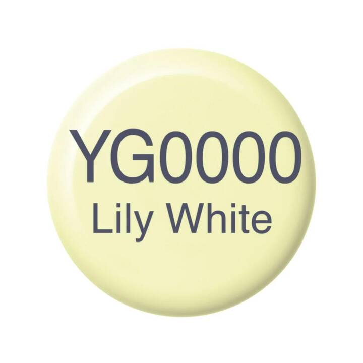COPIC Tinte YG0000 - Lily White (Weiss, 14 ml)