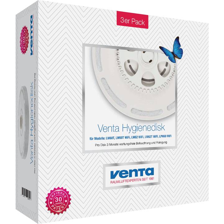 VENTA Moyen d'hygiène Disk (LW62, Venta LW60, LPH60, LW60T WiFi, Venta LW60T, LW62T)