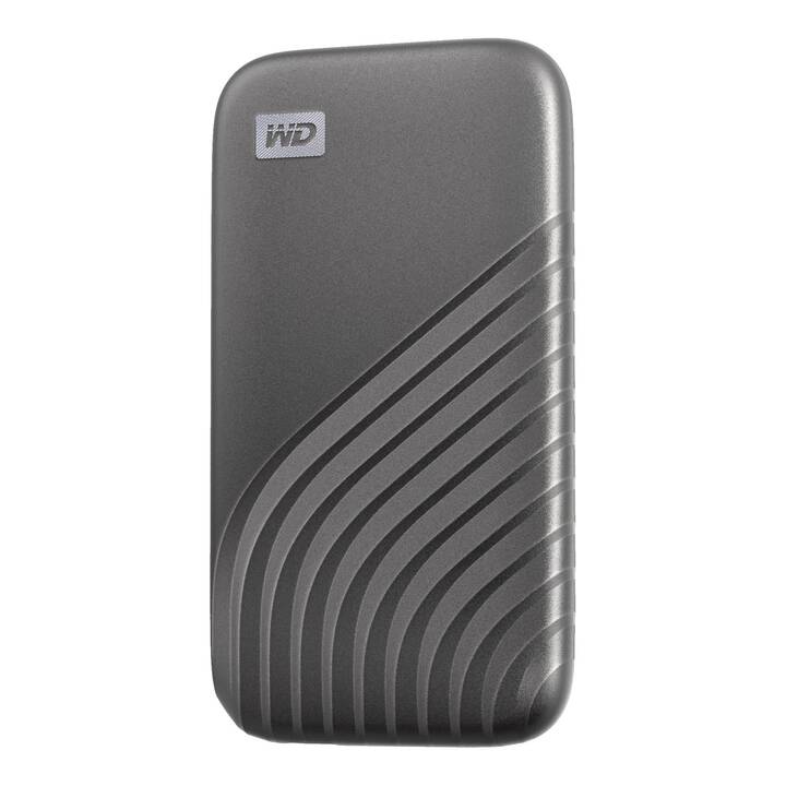 WD My Passport (USB Typ-C, 1 TB, Grau)