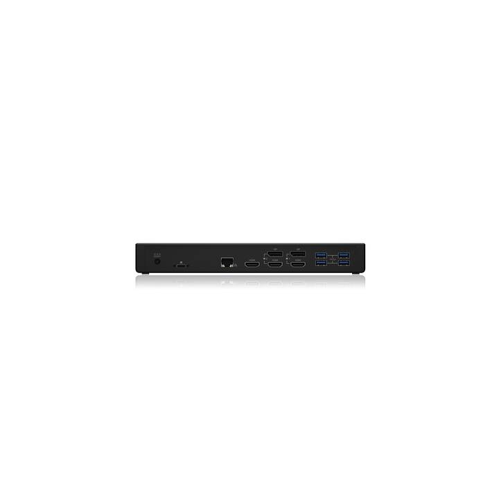 ICY BOX Stazione d'aggancio IB-DK2244AC (HDMI, 2 x DisplayPort, 2 x USB 3.0 di tipo C, 3 x USB 3.0 di tipo C, RJ-45 (LAN))