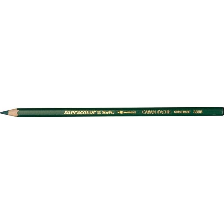 CARAN D'ACHE Matite colorate (Verde scuro, 1 pezzo)