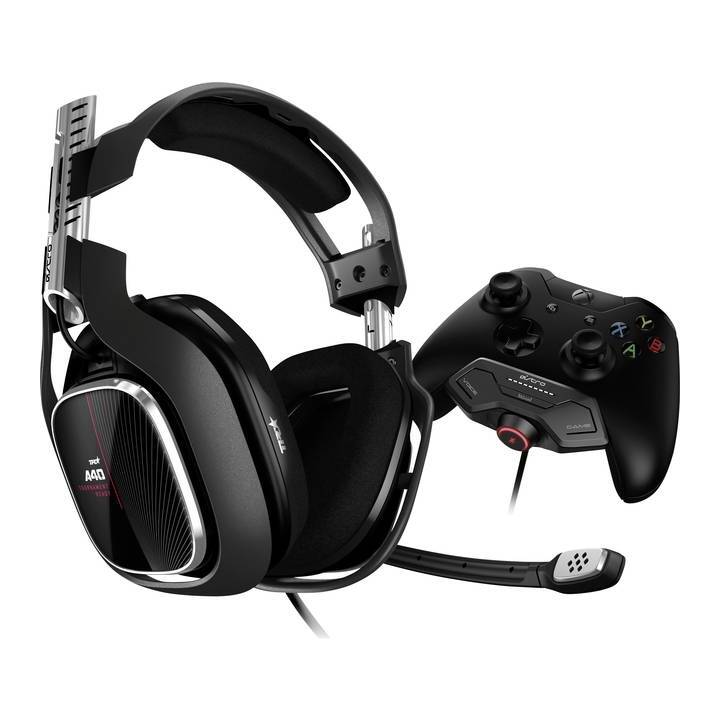 ASTRO GAMING Gaming A40 TR + MixAmp M80 (Over-Ear, Argent, Noir)