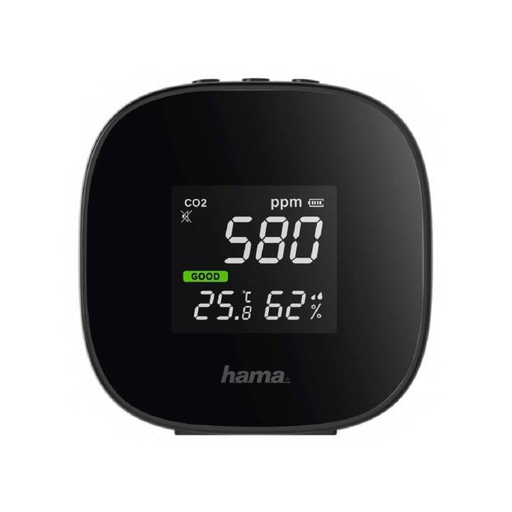 HAMA Appareil de mesure de la qualité de l'air CO2 Safe