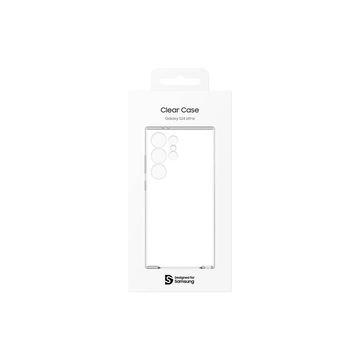 SAMSUNG Backcover Clear Case (Galaxy S24 Ultra, Sans motif, Transparent)