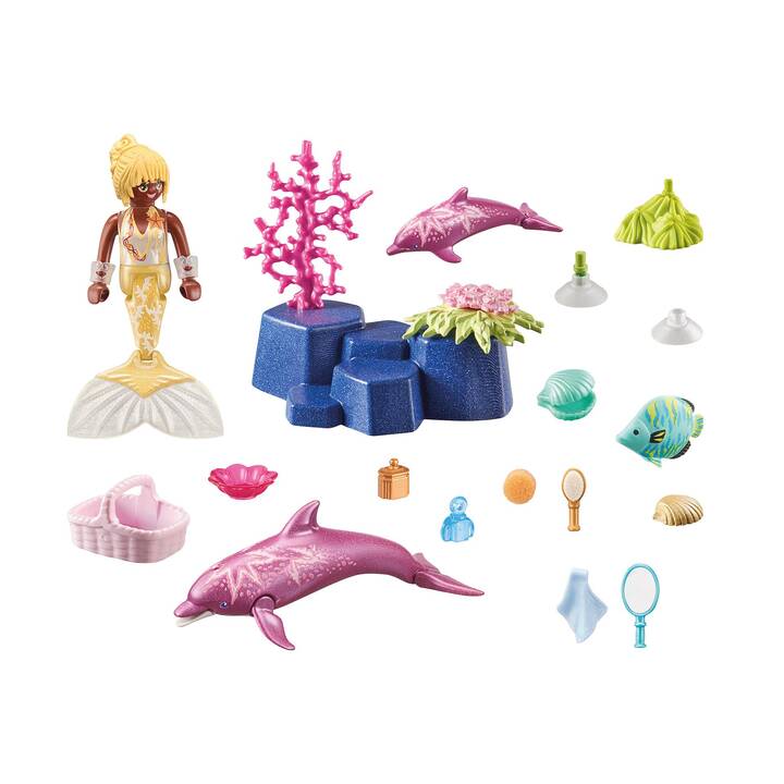 PLAYMOBIL Princess Magic Sirène avec dauphins (71501)