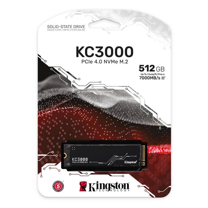 KINGSTON TECHNOLOGY KC3000 (PCI Express, 512 GB)