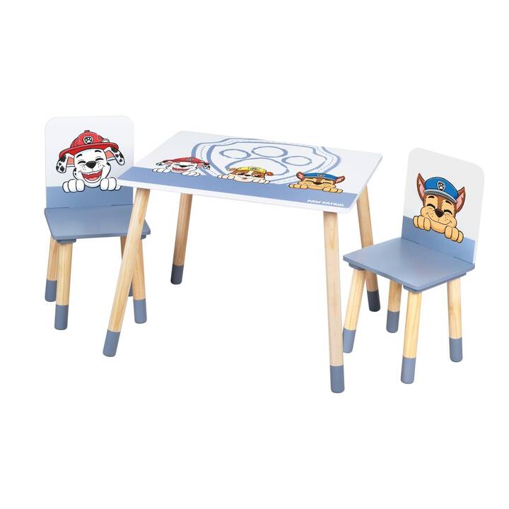 ROBA Ensemble table et chaise enfant Paw Patrol (Gris, Bleu, Blanc, Multicolore)