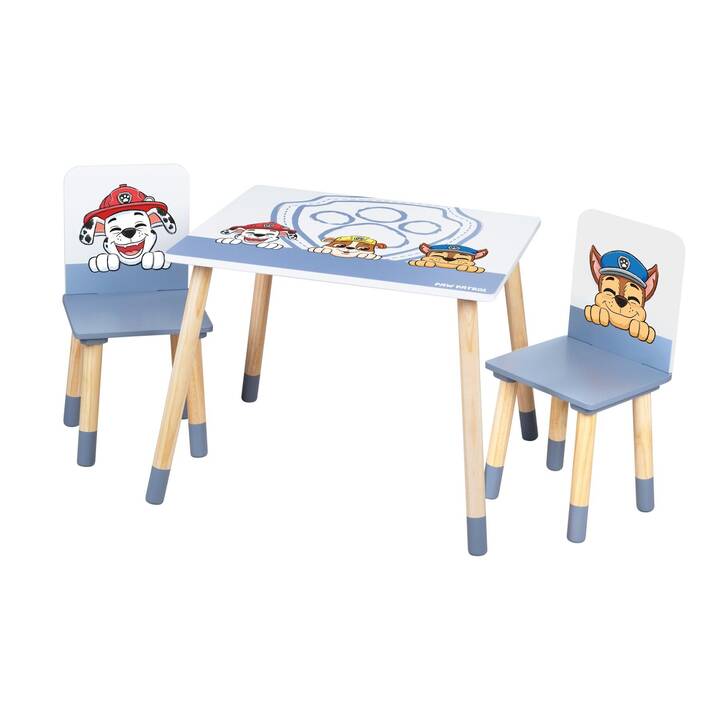 ROBA Kindertisch- & Stuhlset Paw Patrol (Grau, Blau, Weiss, Mehrfarbig)