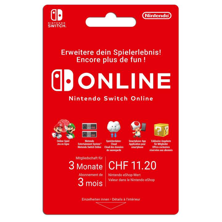 NINTENDO Switch OLED-Modell Neon 64 GB (Mario Kart 8 Deluxe (Downloadcode) + Switch Online 3 M., DE, IT, FR)