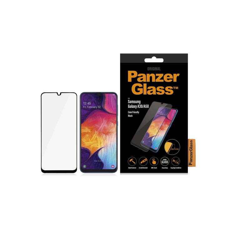 PANZERGLASS Sfoglio protezione da schermo Galaxy A30/A50 (Chiara, Galaxy A50, Galaxy A30)