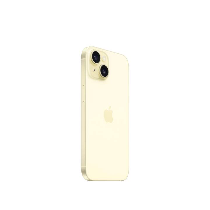 APPLE iPhone 15 (128 GB, Gelb, 6.1", 48 MP, 5G)