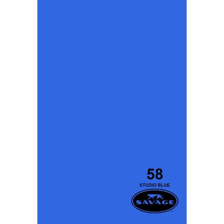 SAVAGE 58 Fotohintergrund (Blau, 1.35 x 11 m)