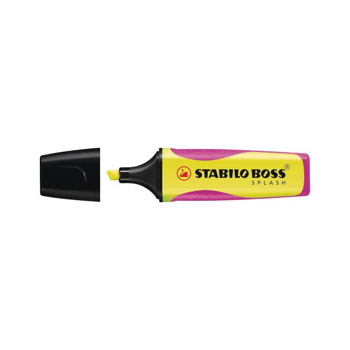 STABILO Textmarker Boss Splash (Gelb, 1 Stück)