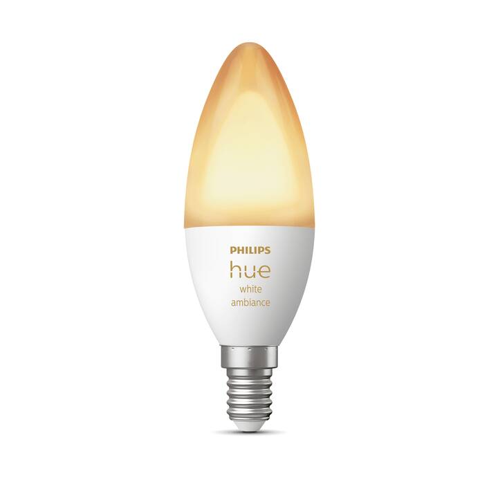 PHILIPS HUE Ampoule LED White Ambiance (E14, Bluetooth, 4 W)