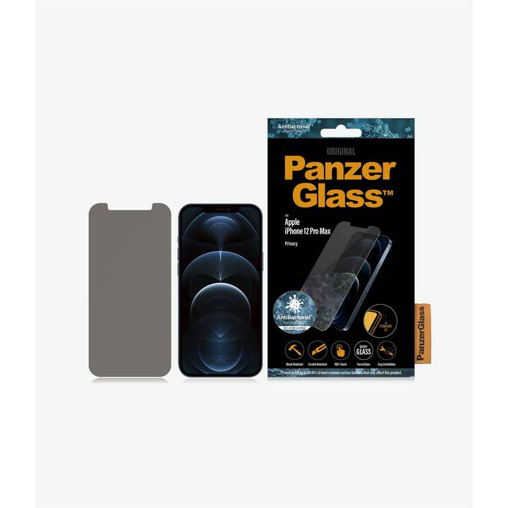 PANZERGLASS Displayschutzglas Standard Fit (iPhone 12 Pro Max, 1 Stück)