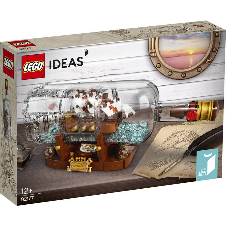 LEGO Ideas Nave in bottiglia (92177, Difficile da trovare)