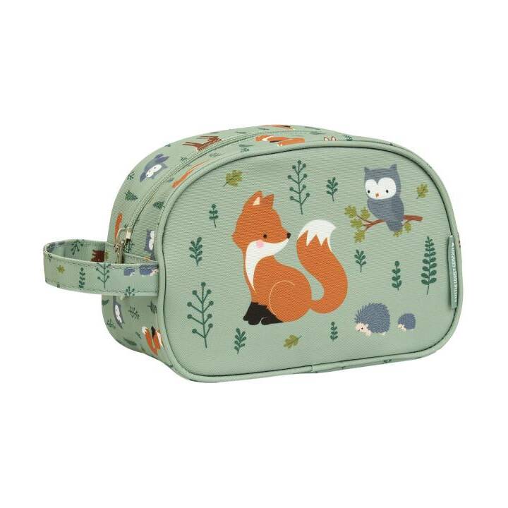 ROOST Trousse de toilette (14 cm x 9.5 cm, Vert)