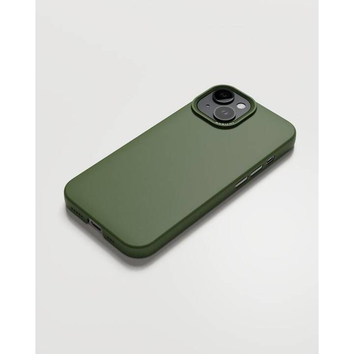 NUDIENT Backcover Thin (iPhone 15, Pine Green, Grün)
