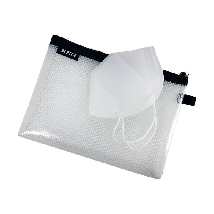 LEITZ WTraveller Portadocumenti (Transparente, Black)