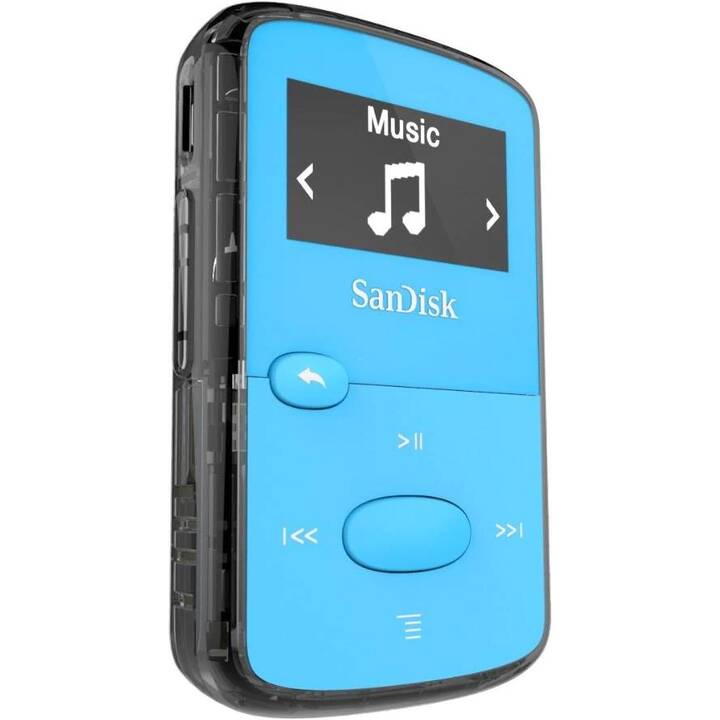 SANDISK MP3Player Clip Jam (8 GB, Blau) Interdiscount