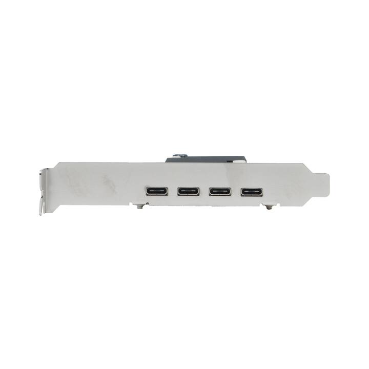 EXSYS Carte d'interface (USB C, 4 x USB A)