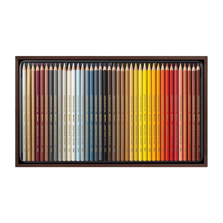 CARAN D'ACHE Crayons de couleur Supracolor Soft (80 pièce)