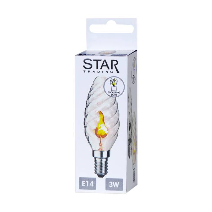 STAR TRADING LED Birne Flickering Flame (E14, 3 W)