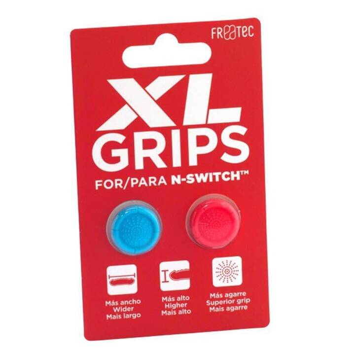 FR-TEC Grips Pro XL Thumbstick (Nintendo Switch, Rot, Blau)
