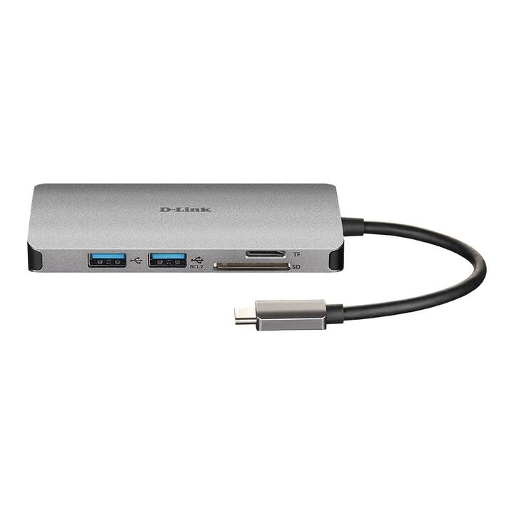 D-LINK DUB-M610 (4 Ports, HDMI, USB Typ-A, USB Typ-C)