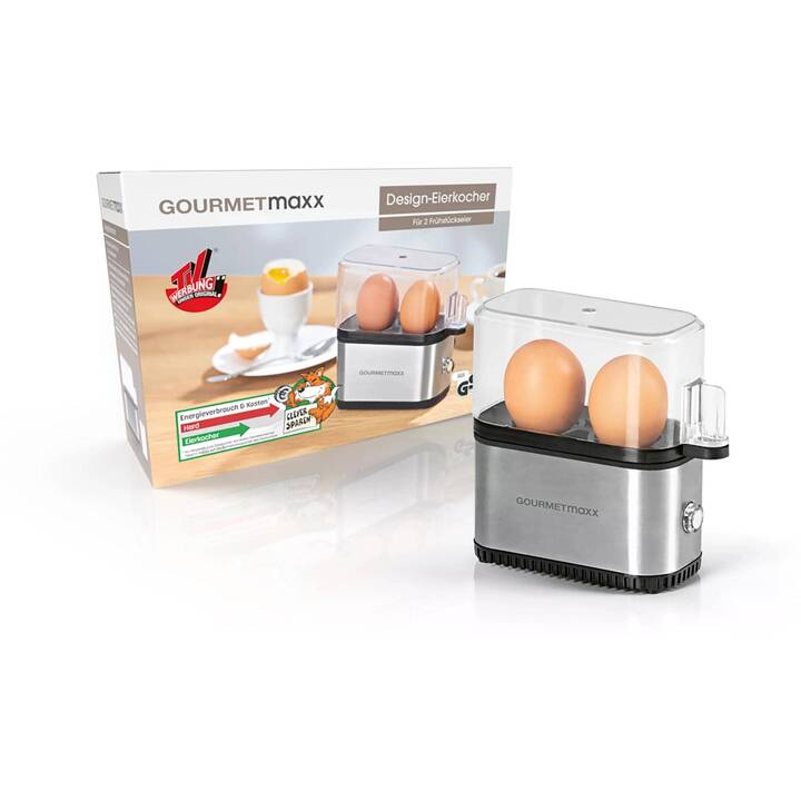 GOURMETMAXX Cuiseurs à oeufs Kompakt 2.0 pour 2 œufs