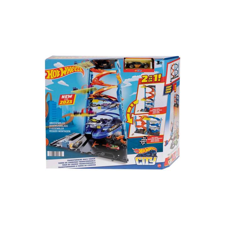 HOT WHEELS City Transforming Race Tower Garages