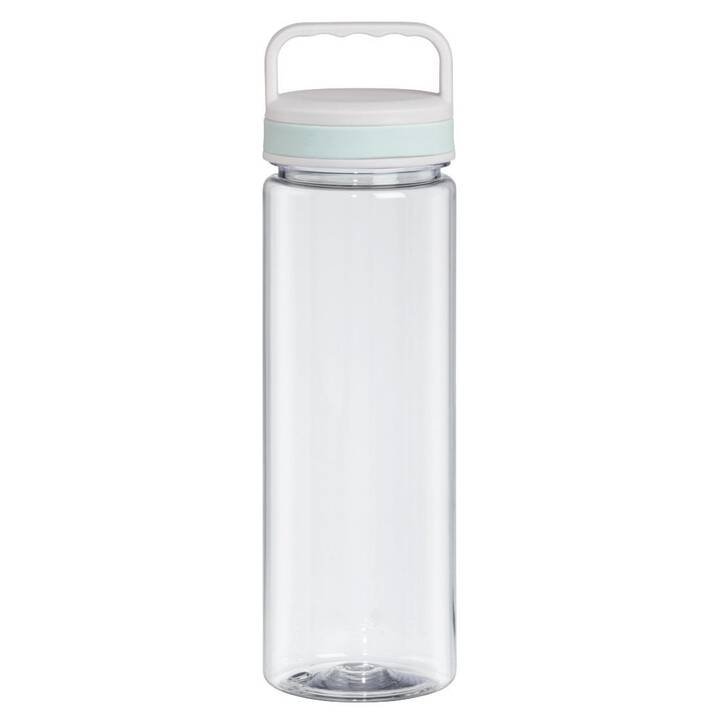 XAVAX Trinkflasche To Go (0.9 l, Transparent, Weiss)