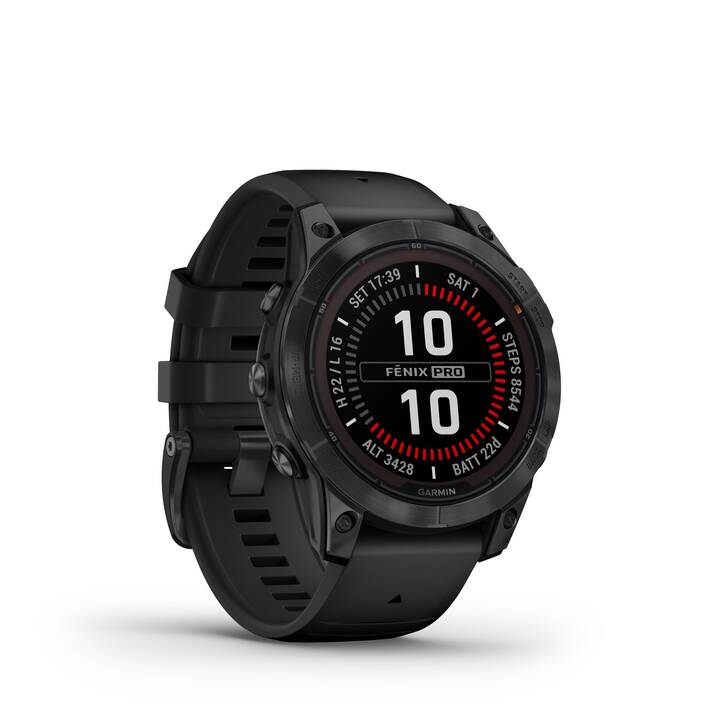 GARMIN Fenix 7 Pro Solar (M, Edelstahl)