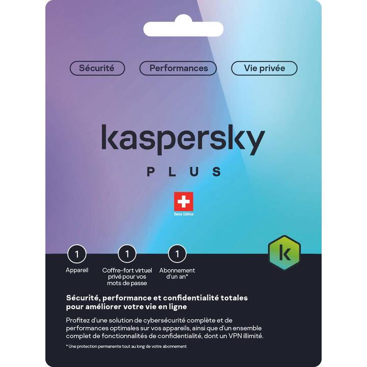 KASPERSKY LAB Plus (Licence, 1x, 12 Mois, Français)