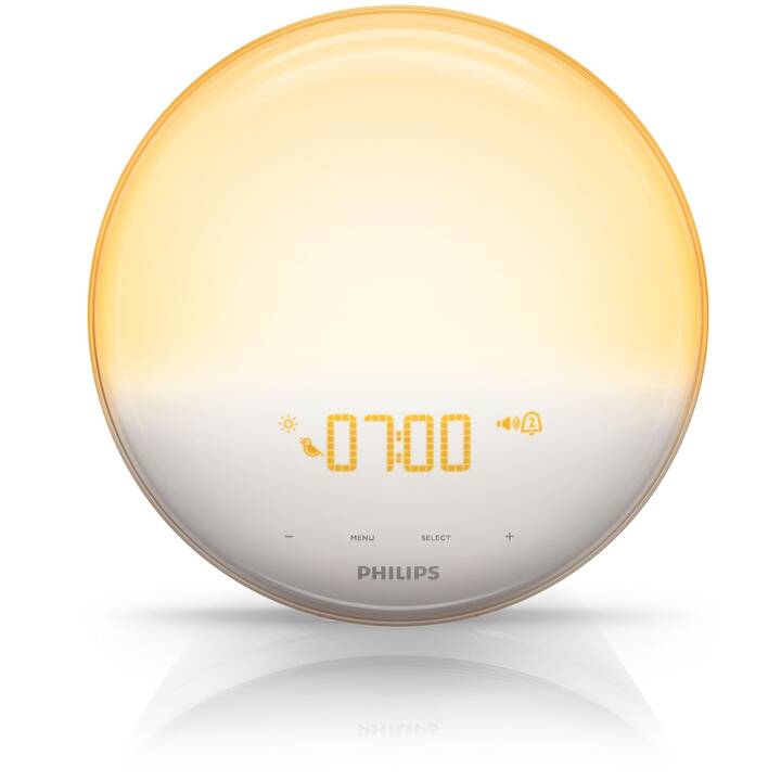 PHILIPS Lichttherapiewecker SmartSleep HF3532/01 Wake-Up Light Premium (Weiss)