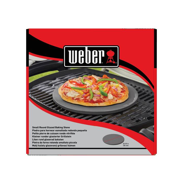 WEBER Pierre à pizza  (26 cm, Pierre)