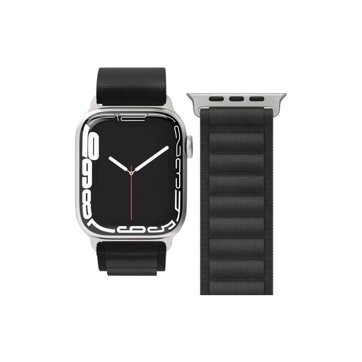 VONMÄHLEN Action Loop Armband (Apple Watch 40 mm / 41 mm / 38 mm, Schwarz)