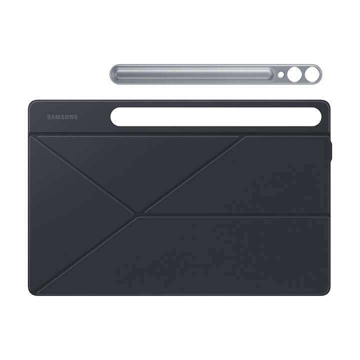 SAMSUNG Smart Book Schutzhülle (12.4", Galaxy Tab S9 FE+, Galaxy Tab S9+, Schwarz)