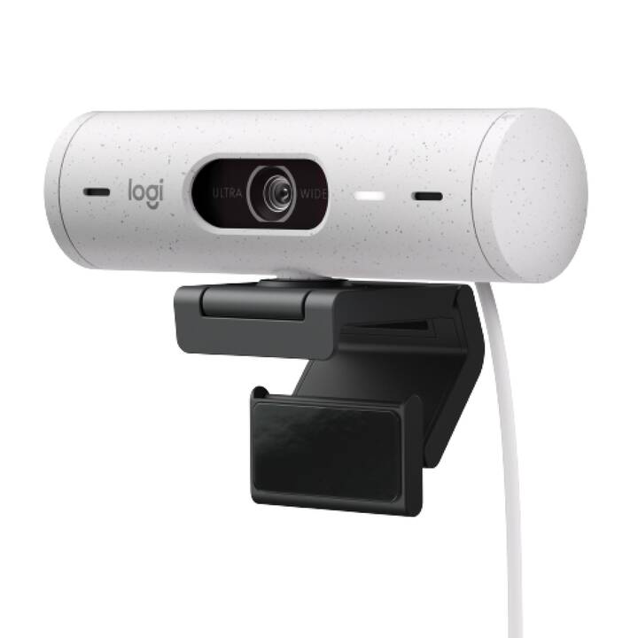 LOGITECH Brio 500 Webcam (4 MP, Weiss)